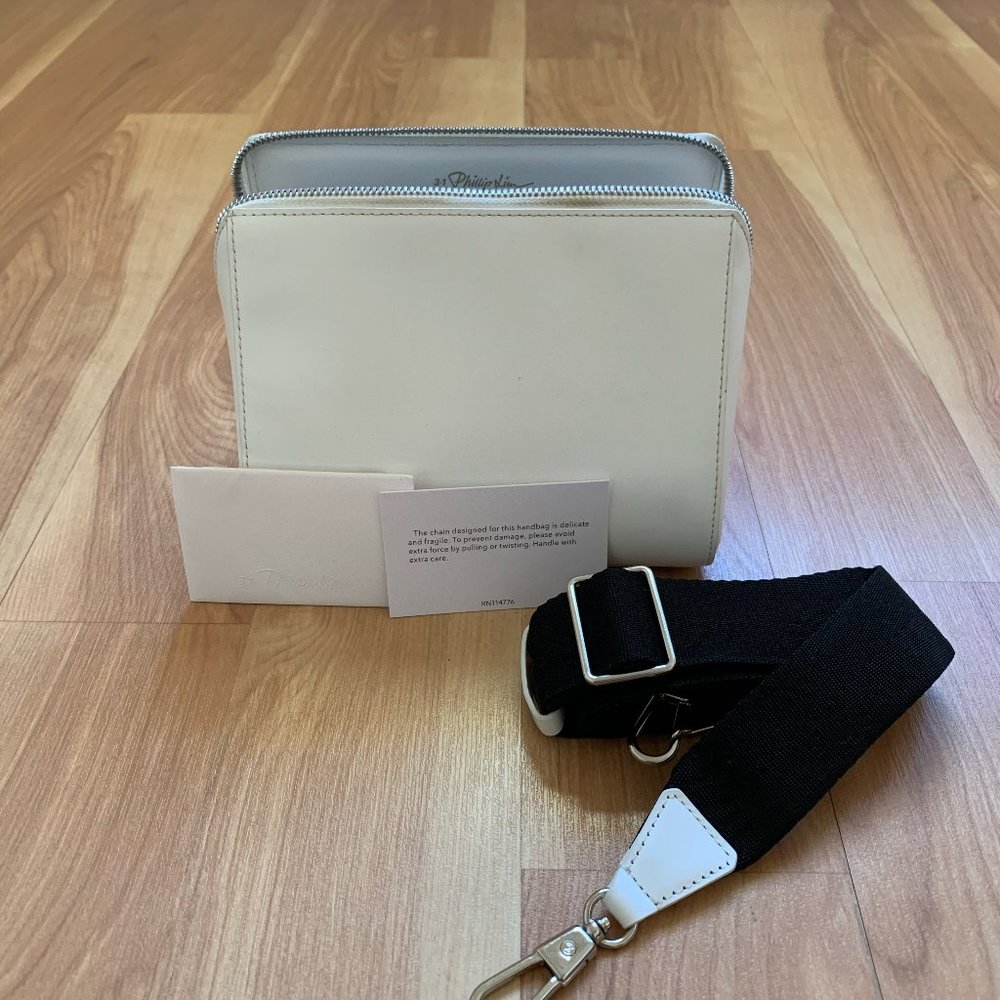 3.1 Phillip Lim White Ray Triangle Bag